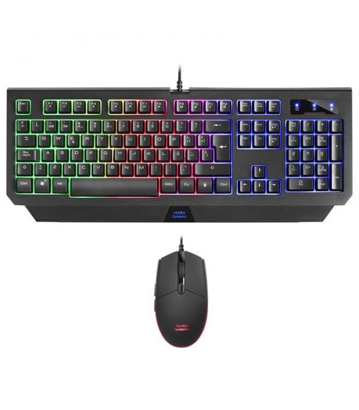 Pack gaming mars gaming mcp100/ teclado mecánico + ratón óptico