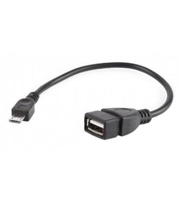 Gembird Cable USB 2.0 OTG Micro B/M - A/H 15 cm Ne - Imagen 1