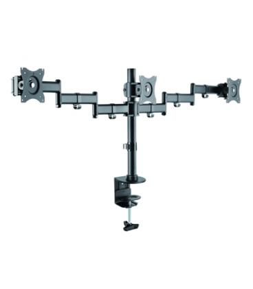 Tooq DB1327TN-B Soporte Monitor Mesa 3Brazos 13-27 - Imagen 1