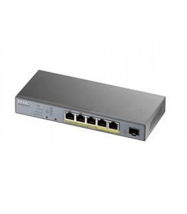ZyXEL GS1350-6HP Switch 5xGB PoE 1xSFP 60W - Imagen 1