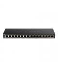 D-Link DGS-1016S Switch 16x10/100/1000Mbps GbE - Imagen 1