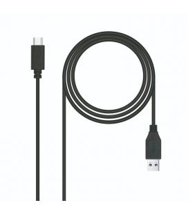 Cable usb 3.1 nanocable 10.01.4001-l150/ usb tipo-c macho - usb macho/ 1.5m/ negro - Imagen 1