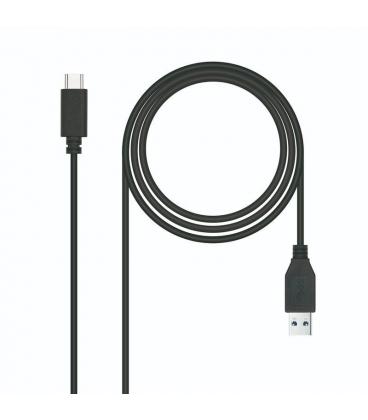 Cable usb 3.1 nanocable 10.01.4001-l150/ usb tipo-c macho - usb macho/ 1.5m/ negro - Imagen 1