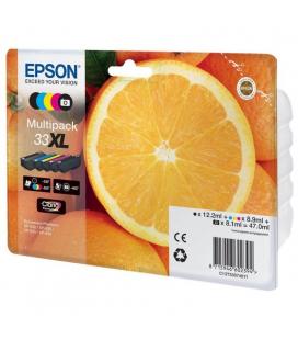 Cartucho de tinta original epson nº33 xl alta capacidad multipack/ negro/ negro fotográfico/ cian/ amarillo/ magenta - Imagen 1