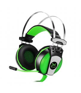 Auriculares gaming con micrófono droxio hadlok/ verde - Imagen 1