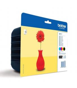 Cartucho de tinta original brother lc-121valbp multipack/ cian/ magenta/ amarillo/ negro - Imagen 1