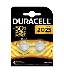 Pack de 2 pilas de botón duracell dl2025b2/ 3v