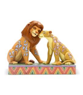 Figura enesco disney el rey leon simba y nala