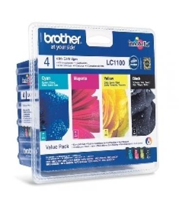 Multipack brother lc1100valbp dcp385 - 585 - j615w - j715w - mfc490cw - 790cw - 795cw - 990cw - 5490cn - 5890cn - Image