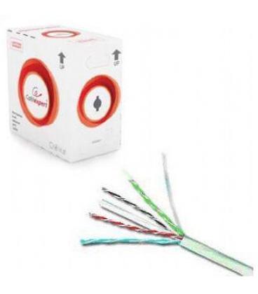 CABLE RED GEMBIRD FTP CAT6 BLINDADO AWG24 BOBINA 305M GRIS - Imagen 1