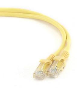 CABLE RED GEMBIRD UTP CAT5E 1M AMARILLO - Imagen 1