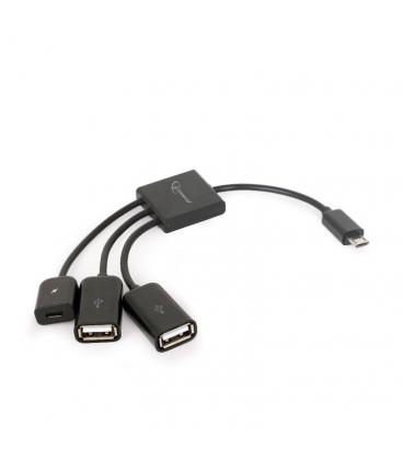 CABLE ADAPTADOR GEMBIRD OTG- 2 USB - Imagen 1