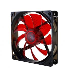 VENTILADOR CAJA NOX COOL FAN LED 120MM NEGRO LED ROJO - Imagen 1