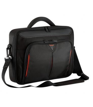 MALETIN TARGUS CLAMSHELL CLASSIC+ 17-18" NEGRO/ROJO - Imagen 1