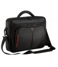 MALETIN TARGUS CLAMSHELL CLASSIC+ 17-18" NEGRO/ROJO - Imagen 1