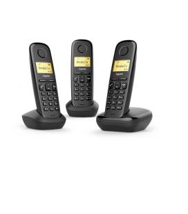 Teléfono Inalámbrico Gigaset A170 Pack TRIO/ Negro