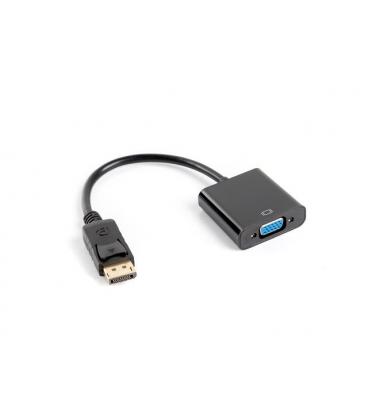 ADAPTADOR LANBERG DISPLAYPORT 1.1 A VGA 20CM NEGRO - Imagen 1