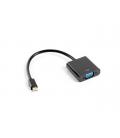 ADAPTADOR LANBERG MINIDISPLAYPORT MACHO/VGA HEMBRA 20CM NEGRO - Imagen 1