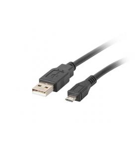 CABLE USB LANBERG 2.0 MACHO/MICRO USB MACHO 0.3M NEGRO - Imagen 1
