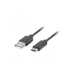 CABLE USB LANBERG 2.0 MACHO/USB C MACHO 0.5M NEGRO