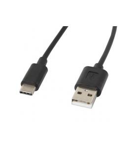 CABLE USB LANBERG 2.0 MACHO/USB C MACHO 1.8M NEGRO - Imagen 1