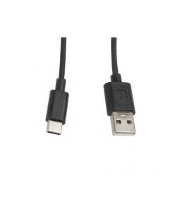 CABLE USB LANBERG 2.0 MACHO/USB C MACHO 1M NEGRO - Imagen 1