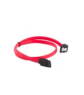 CABLE SATA III LANBERG 6GB/S HEMBRA HEMBRA ANGULO CLIP METAL 0.5M