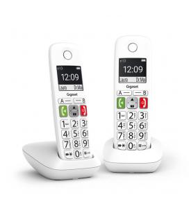 TELEFONO GIGASET E290 DUO INALAMBRICO BLANCO TECLAS GRANDES - Imagen 1