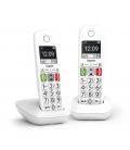 TELEFONO GIGASET E290 DUO INALAMBRICO BLANCO TECLAS GRANDES - Imagen 1