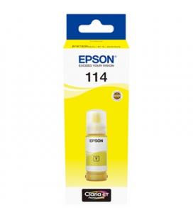 Epson Botella Tinta Ecotank 114 Amarillo 70ml - Imagen 1