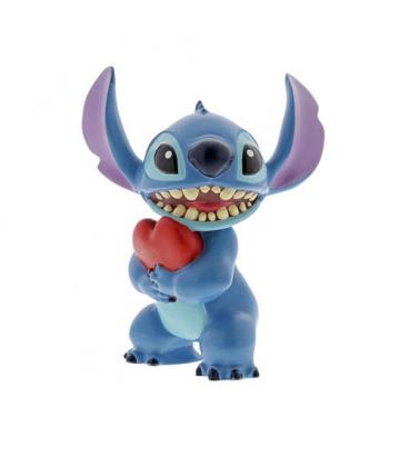 Figura enesco disney lilo & stitch stitch con corazon - Imagen 1