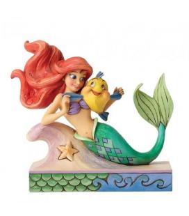 Figura enesco disney la sirenita ariel y flander