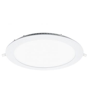 Downlight iglux ls-102118-fb v2/ circular/ ø220 x 19mm/ potencia 18w/ 1700 lúmenes/ 6000ºk/ blanco - Imagen 1