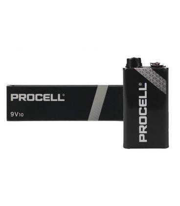 Pack de 10 pilas de petaca duracell procell id1604ipx10/ 9v/ alcalinas - Imagen 1