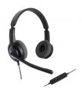 AURICULARES UNIFICADOS AXTEL AXH-V28UCD UC28 DUO NC USB COMP TEL SOFT CANC RUI - Imagen 1