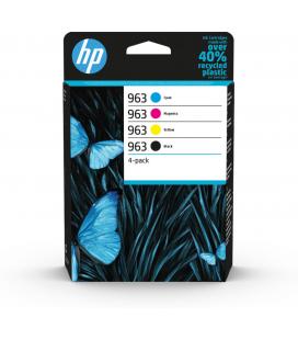 TINTA HP 963 PACK AHORRO NEGRO CIAN MAGENTA AMARILLO - Imagen 1