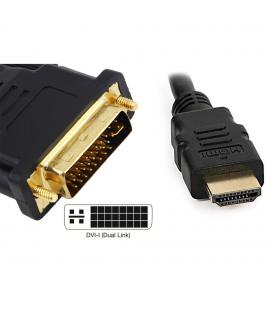 ADAPTADOR/CABLE 3GO DVI 24+5/M - HDMI A/M 2,0M NEGRO