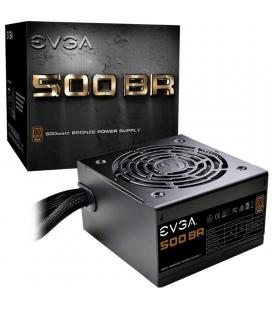 Fuente de alimentación gaming evga 500 br/ 500w/ ventilador 12cm/ 80 plus bronze - Imagen 1