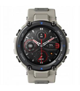 Pulsera reloj deportiva amazfit t - rex pro desert grey - smartwatch - amoled 1.3pulgadas - bluetooth - 10 atm - rugerizad