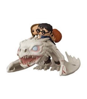 Funko pop harry potter harry ron & hermione montados en dragon 50815 - Imagen 1