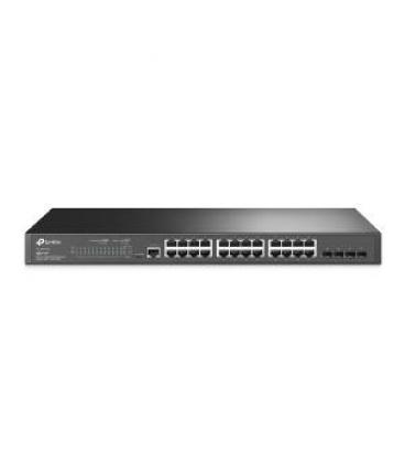 Switch 24 puertos 10 - 100 - 1000 + 4 sfp l2 tp - link - Imagen 1