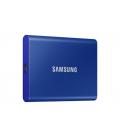 Disco externo ssd samsung portable t7 2tb/ usb 3.2/ azul - Imagen 2