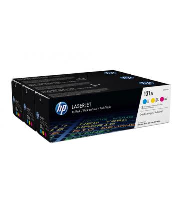 TONER HP U0SL1AM Nº131 PACK TRICOLOR C/M/Y - Imagen 1