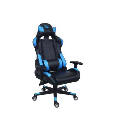 SILLA GAMING COOLBOX DEEPGAMING DEEPCOMMAND NEGRO/AZUL - Imagen 1