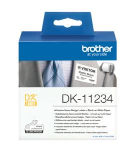 Brother DK-11234 etiqueta de impresora Blanco Etiqueta para impresora autoadhesiva - Imagen 1