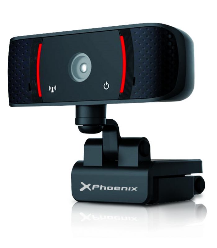 Franco Sip eficacia Webcam camara web usb phoenix govision full hd 1920x1080 30fps enfoque  automatico rotativa 360º microfono base