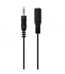 Ewent Cable Audio Estereo 3,5mm/M y 3,5mm/H - 2mt - Imagen 1