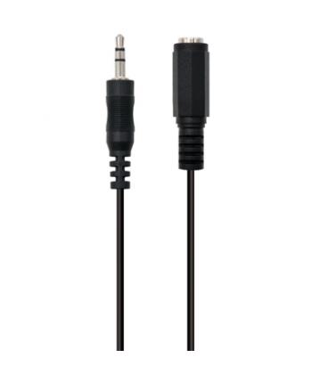 Ewent Cable Audio Estereo 3,5mm/M y 3,5mm/H - 5mt - Imagen 1