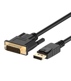 Ewent EC1442 adaptador de cable de vídeo 3 m DisplayPort DVI-D Negro - Imagen 1