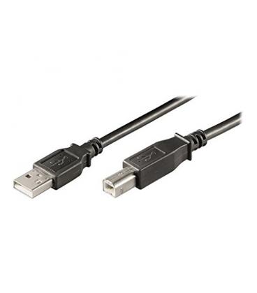 Ewent EW-UAB-010 cable USB 1 m USB 2.0 USB B USB A Negro - Imagen 1